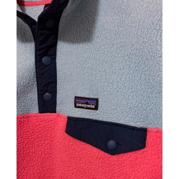 SOLD | Patagonia Synchilla Snap-T Fleece Pullover Blue Size XS - Picture 6 of 8